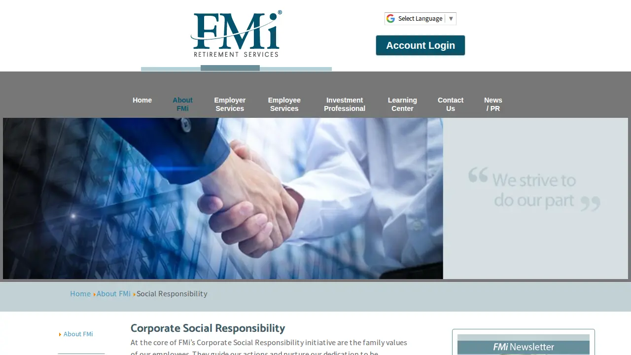 FM International page