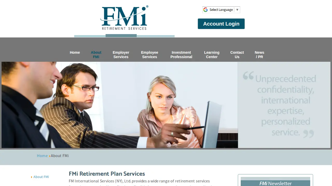 FM International page