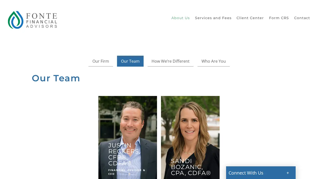 Fonte Financial Advisors page