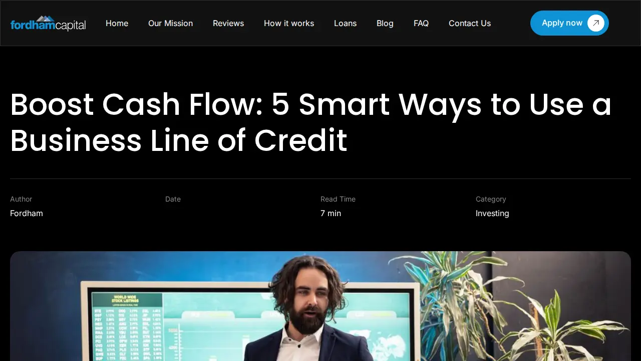 Fordham Capital page
