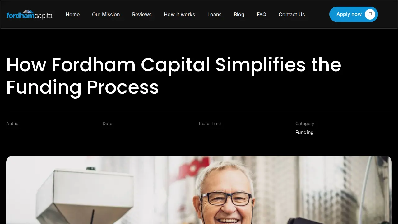Fordham Capital page
