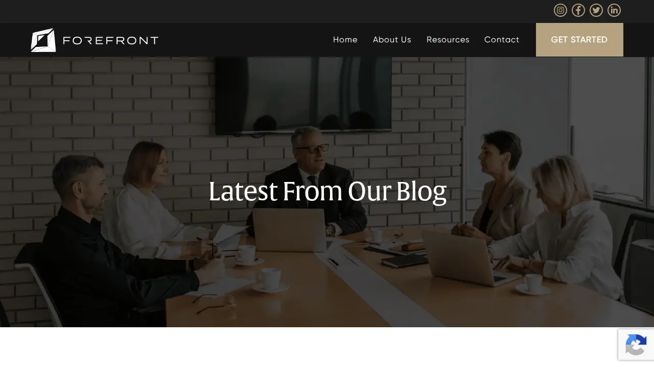 Forefront Wealth Partners page