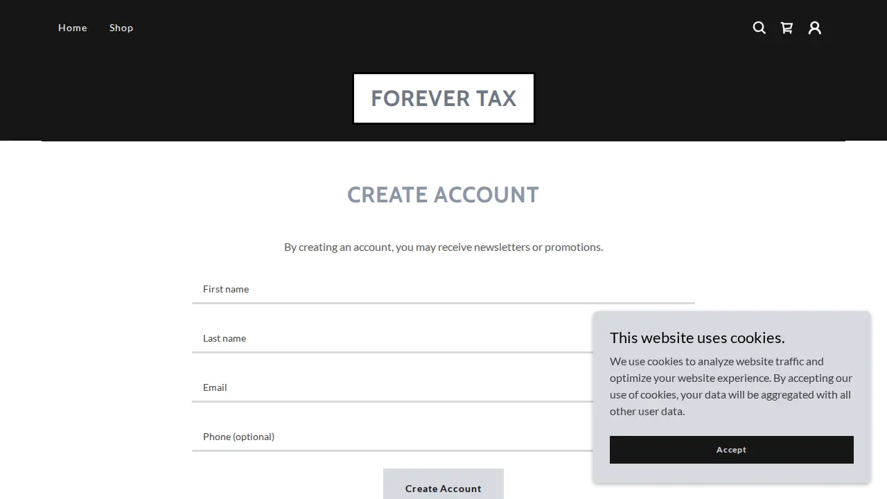 Forevertax page