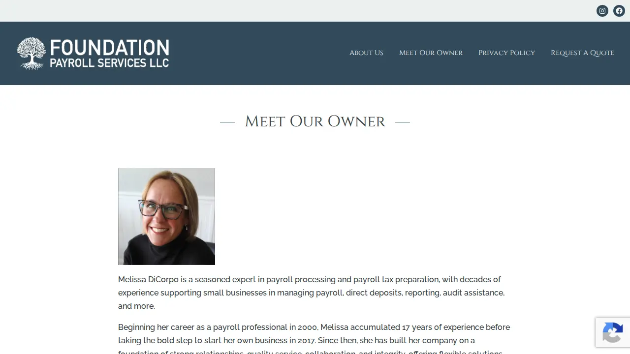 Foundation Payroll Services page