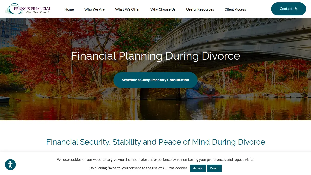 Francis Financial, Inc. page