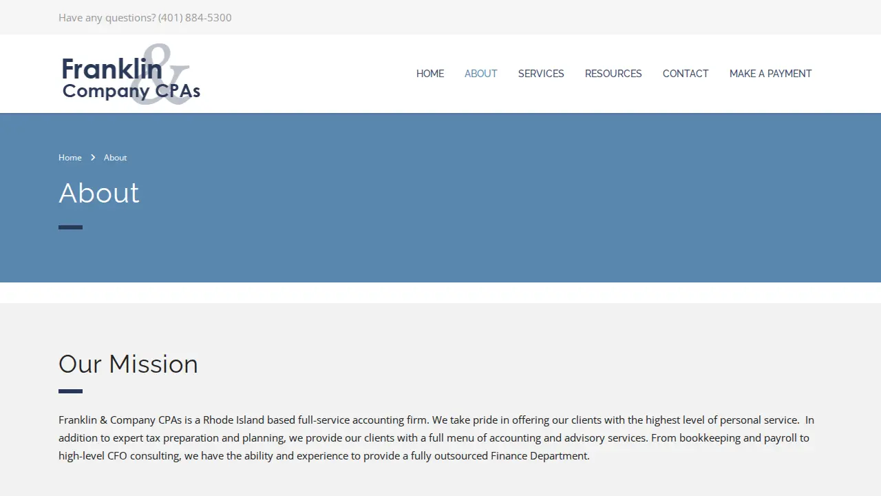 Franklin and Company CPAs, Inc page