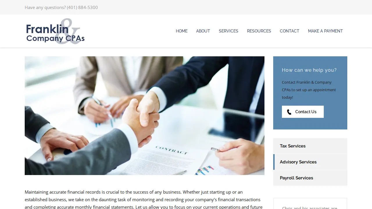 Franklin and Company CPAs, Inc page