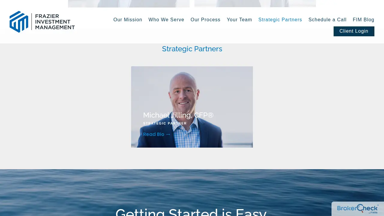 Frazier Investment Management page