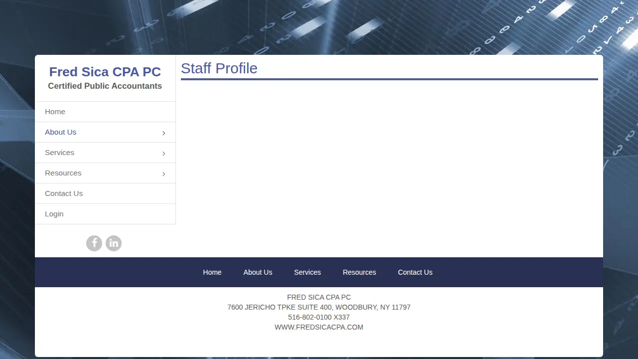 Fred Sica CPA page