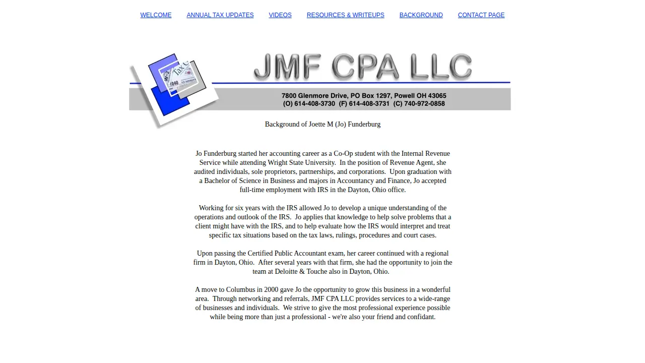 JMF CPA LLC page