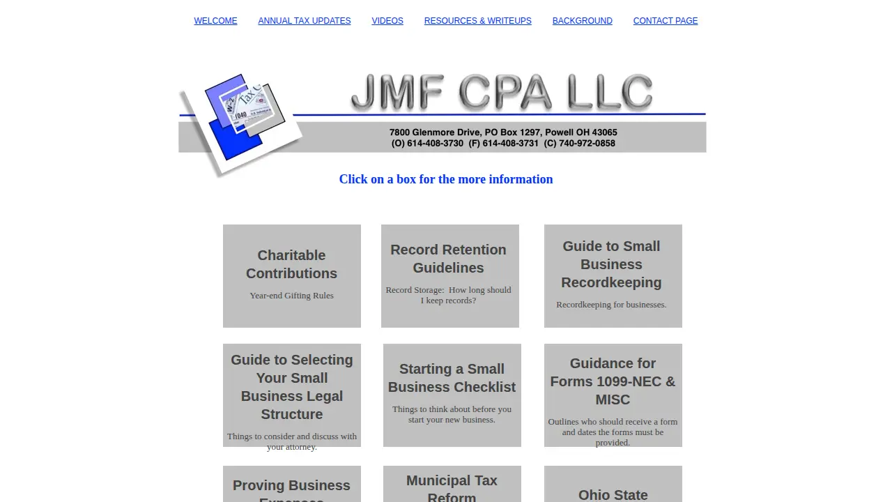 JMF CPA LLC page