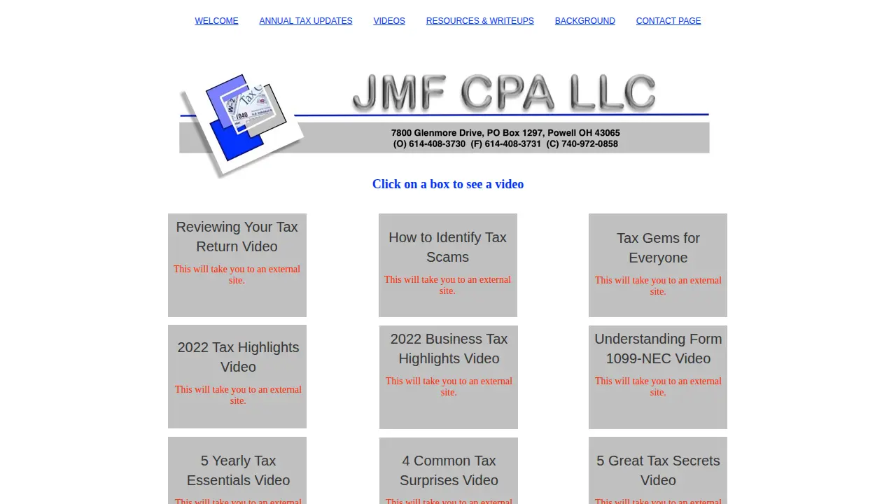 JMF CPA LLC page