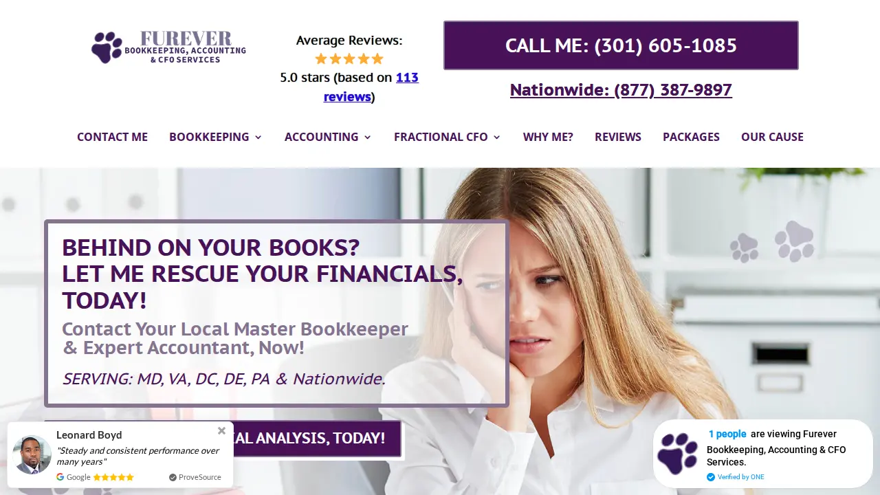 Furever Bookkeeping, Business Accounting & CFO Services