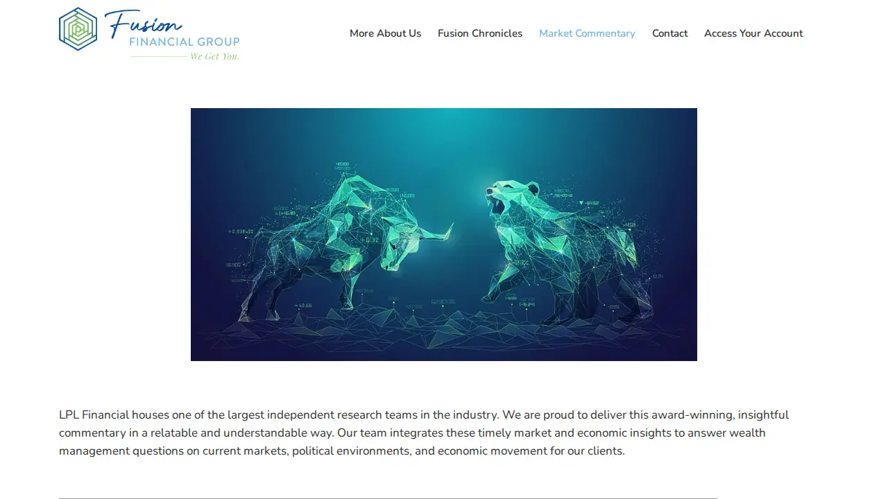 Fusion Financial Group page