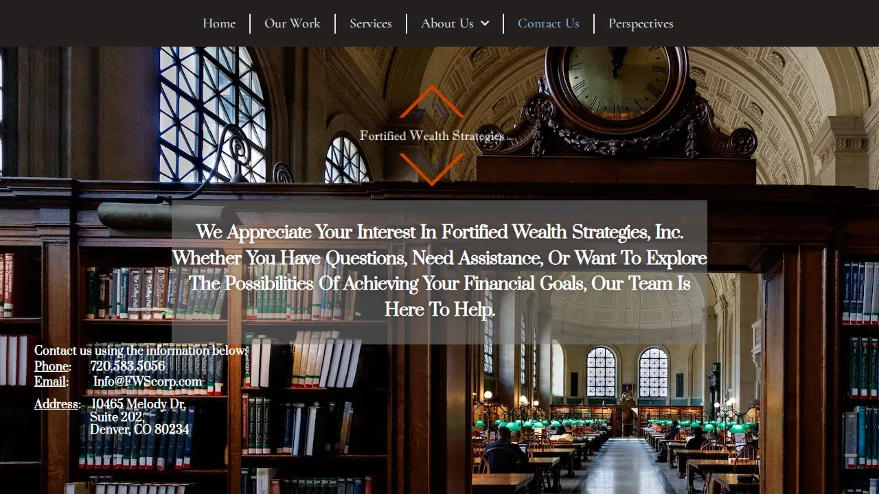 Fortified Wealth Strategies, Inc. page