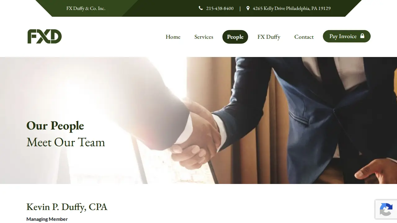 F X Duffy & Co page