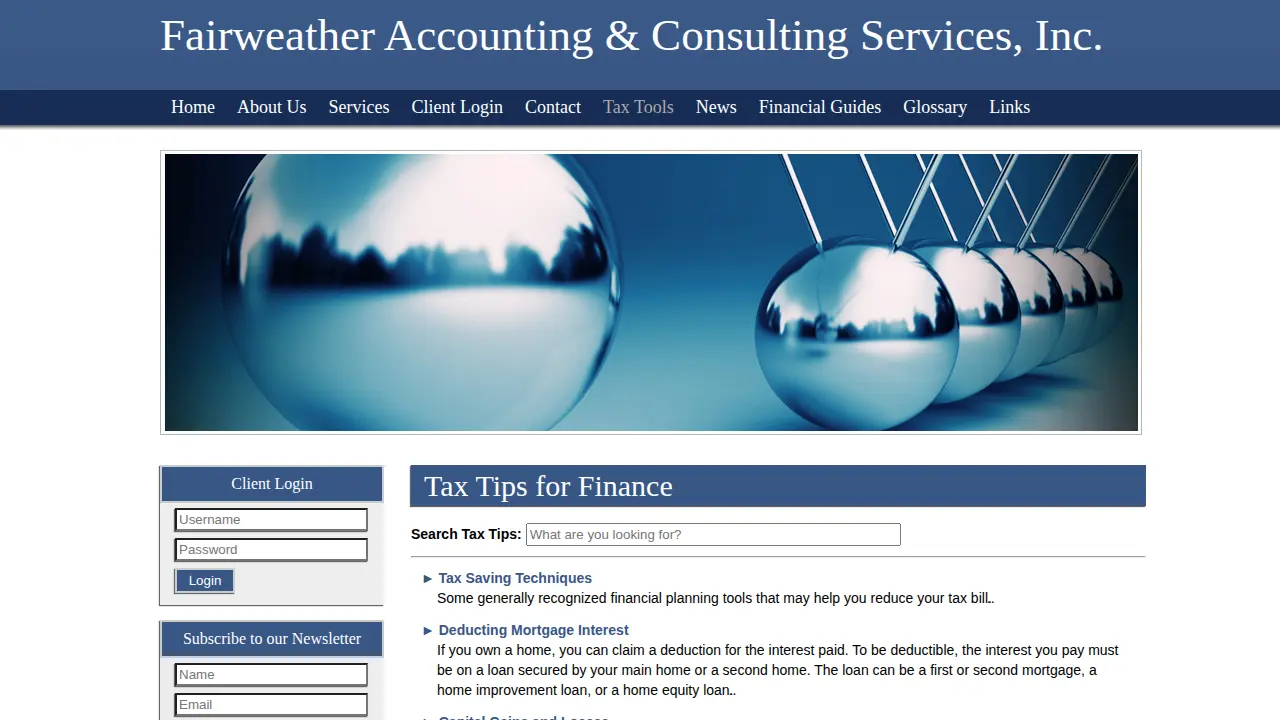 Fairweather Accounting and Consulting Services, Inc page