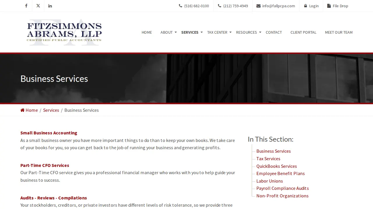 Fitzsimmons Krantz and Abrams Llp page