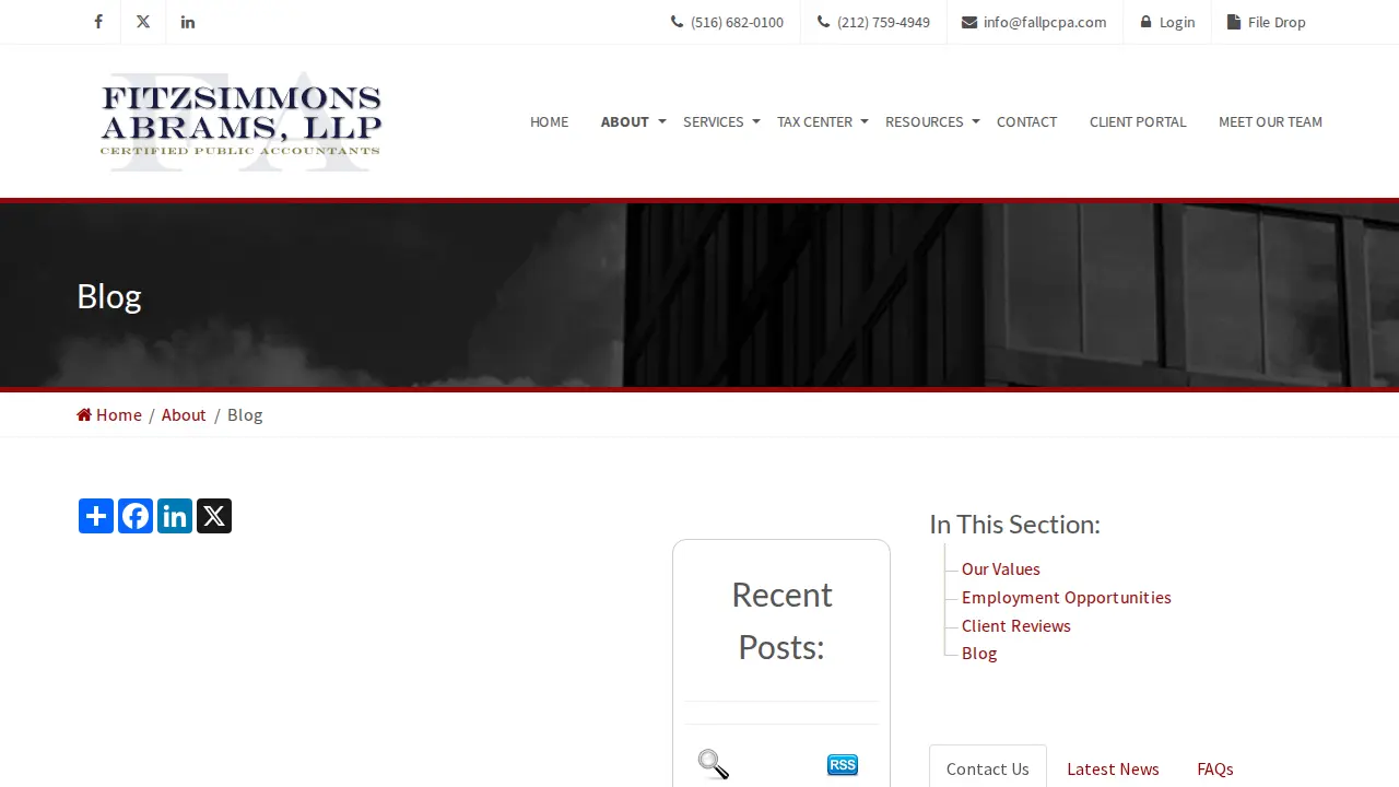 Fitzsimmons Krantz and Abrams Llp page