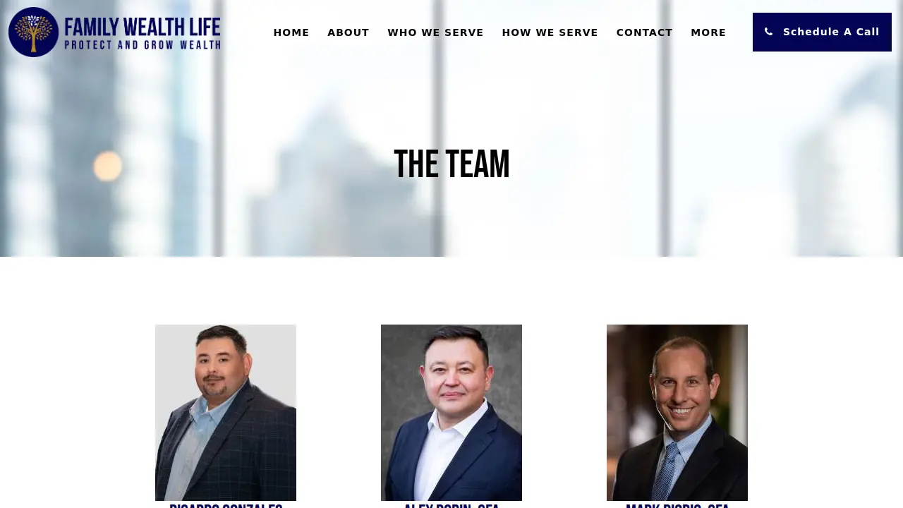 Family Wealth Life page