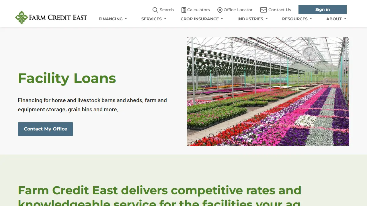 Farm Credit East page