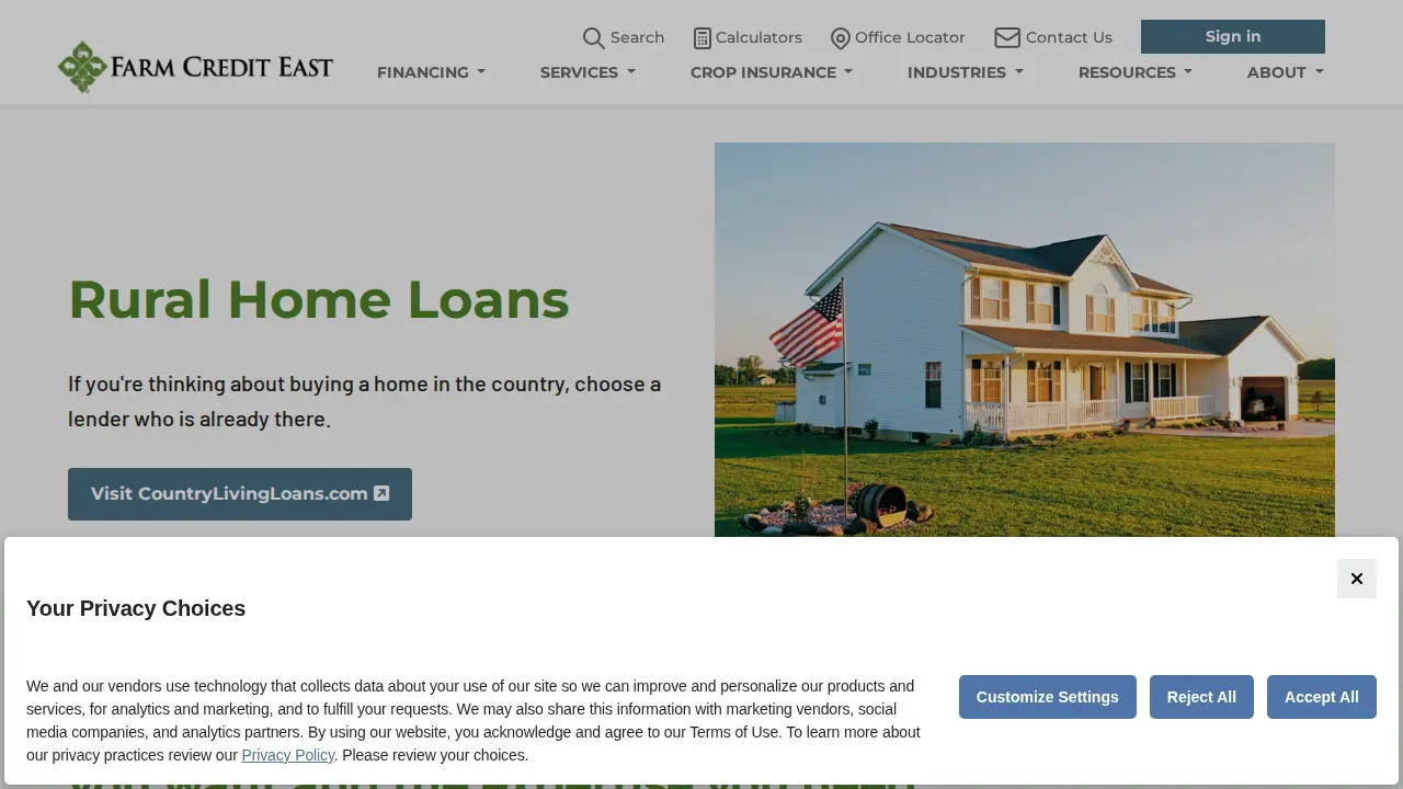 Farm Credit East page