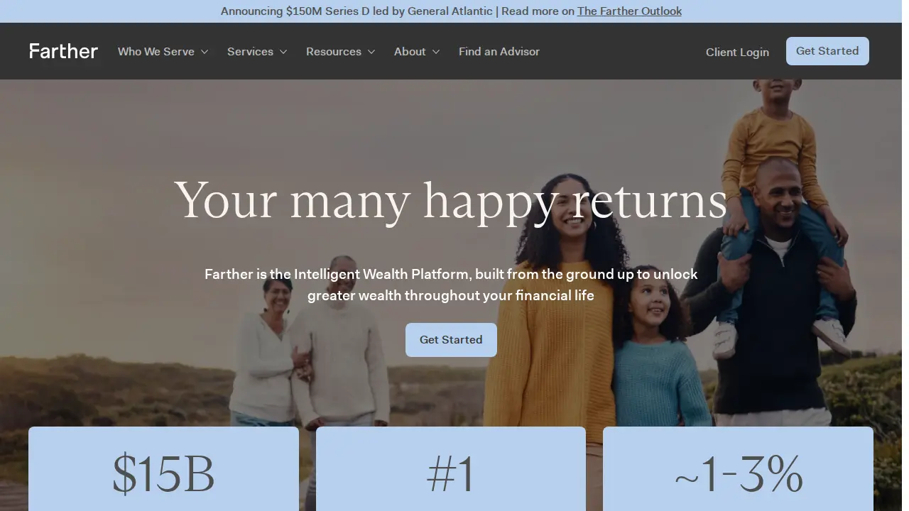 Farther Wealthnet page