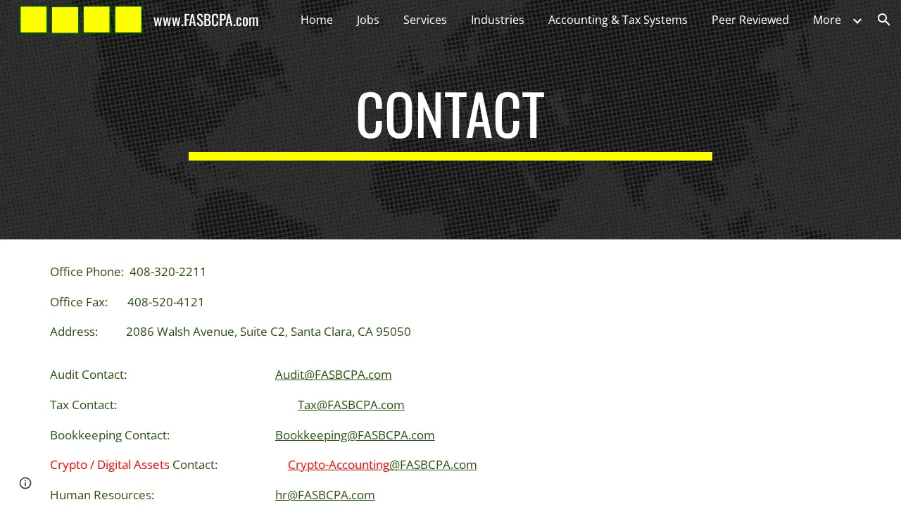 FREDERICK ACCOUNTANCY for SMALL BUSINESS page