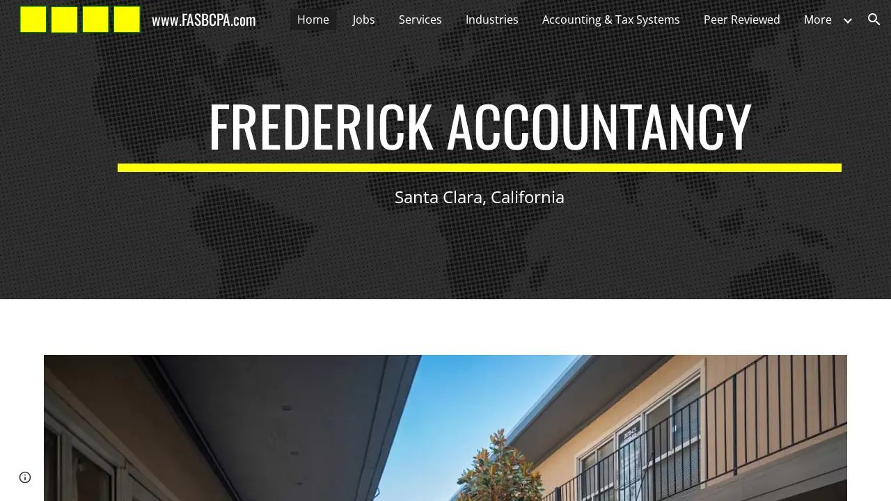 FREDERICK ACCOUNTANCY for SMALL BUSINESS page