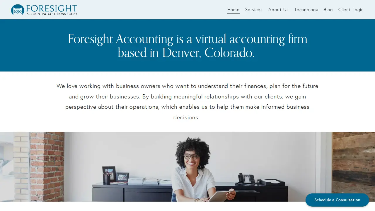 Foresight Accounting Solutions Today, LLC website