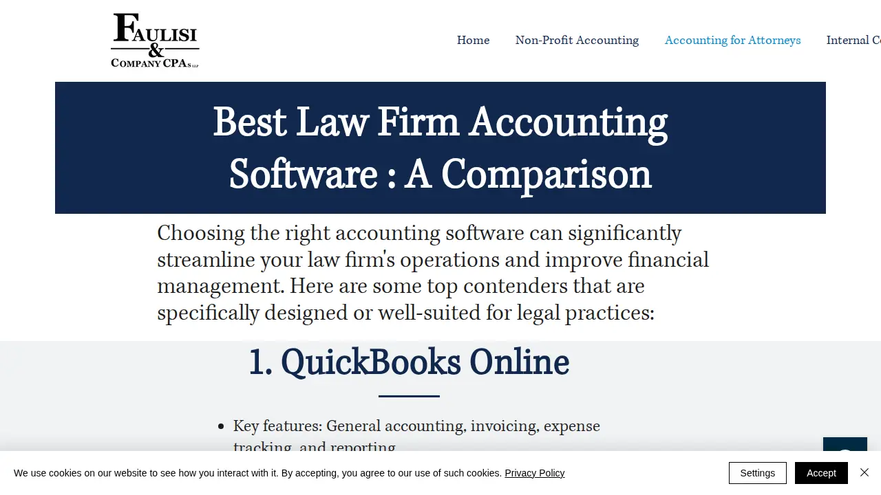 Faulisi & Company CPAs LLP page