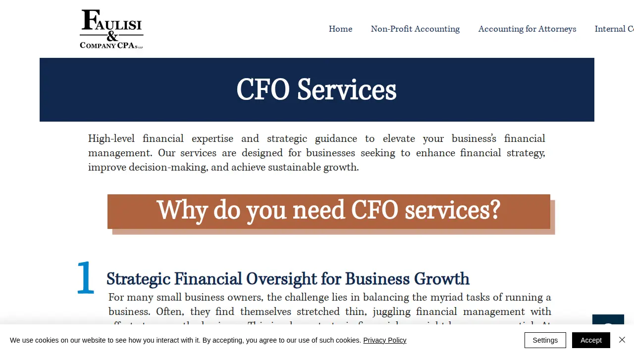 Faulisi & Company CPAs LLP page