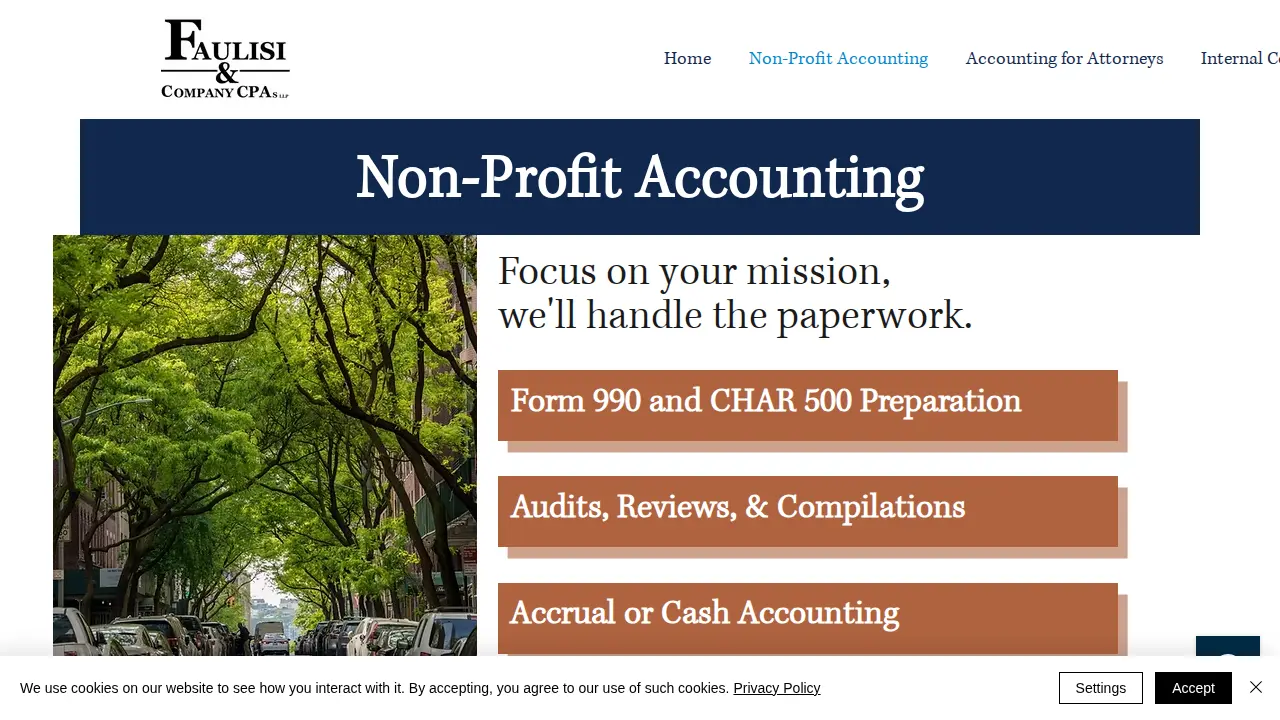 Faulisi & Company CPAs LLP page