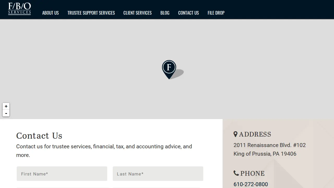 FBO Services page