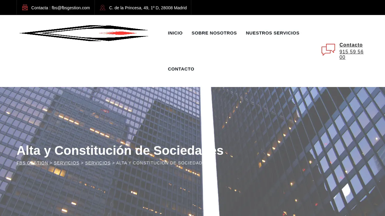 FBS Gestion Empresarial, S.A. page