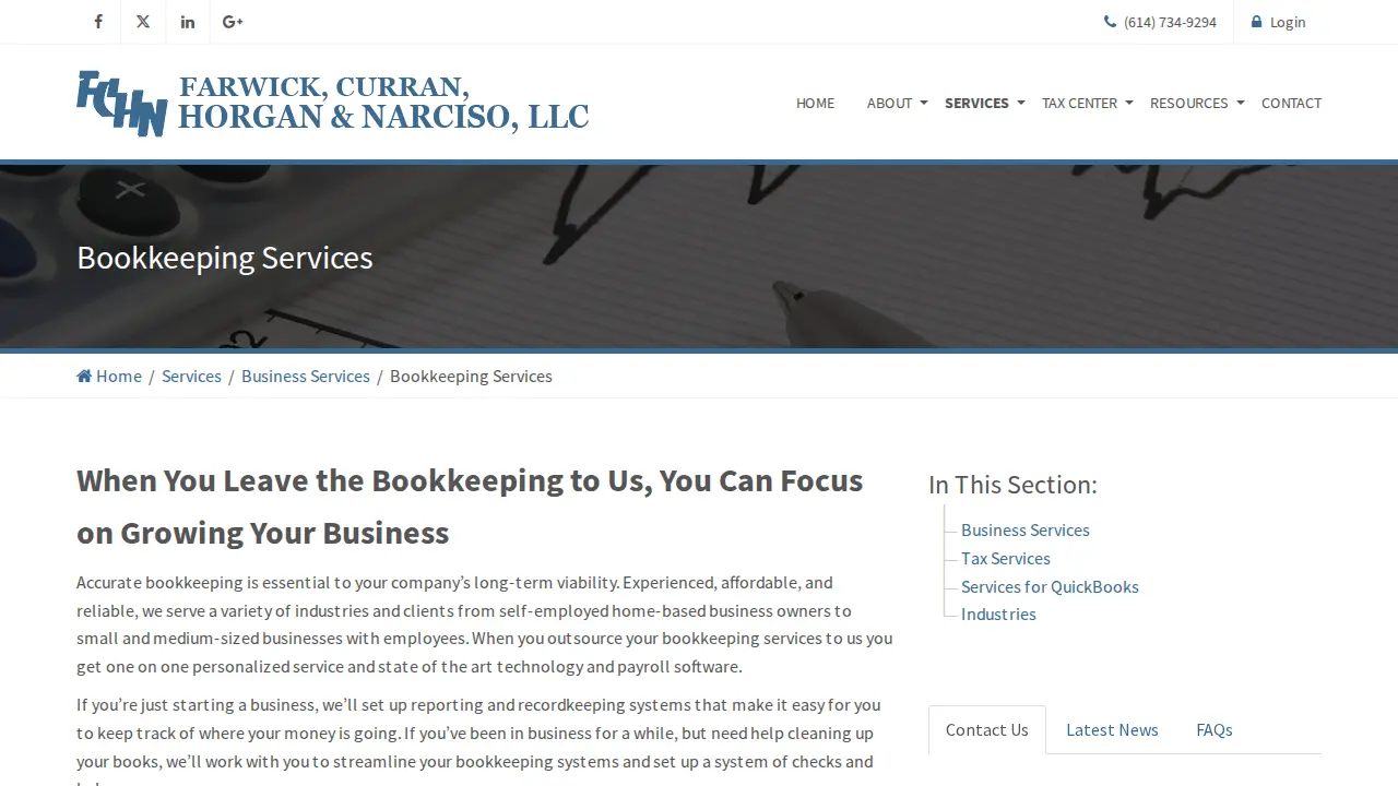 Farwick Curran, Horgan & Narciso LLC page