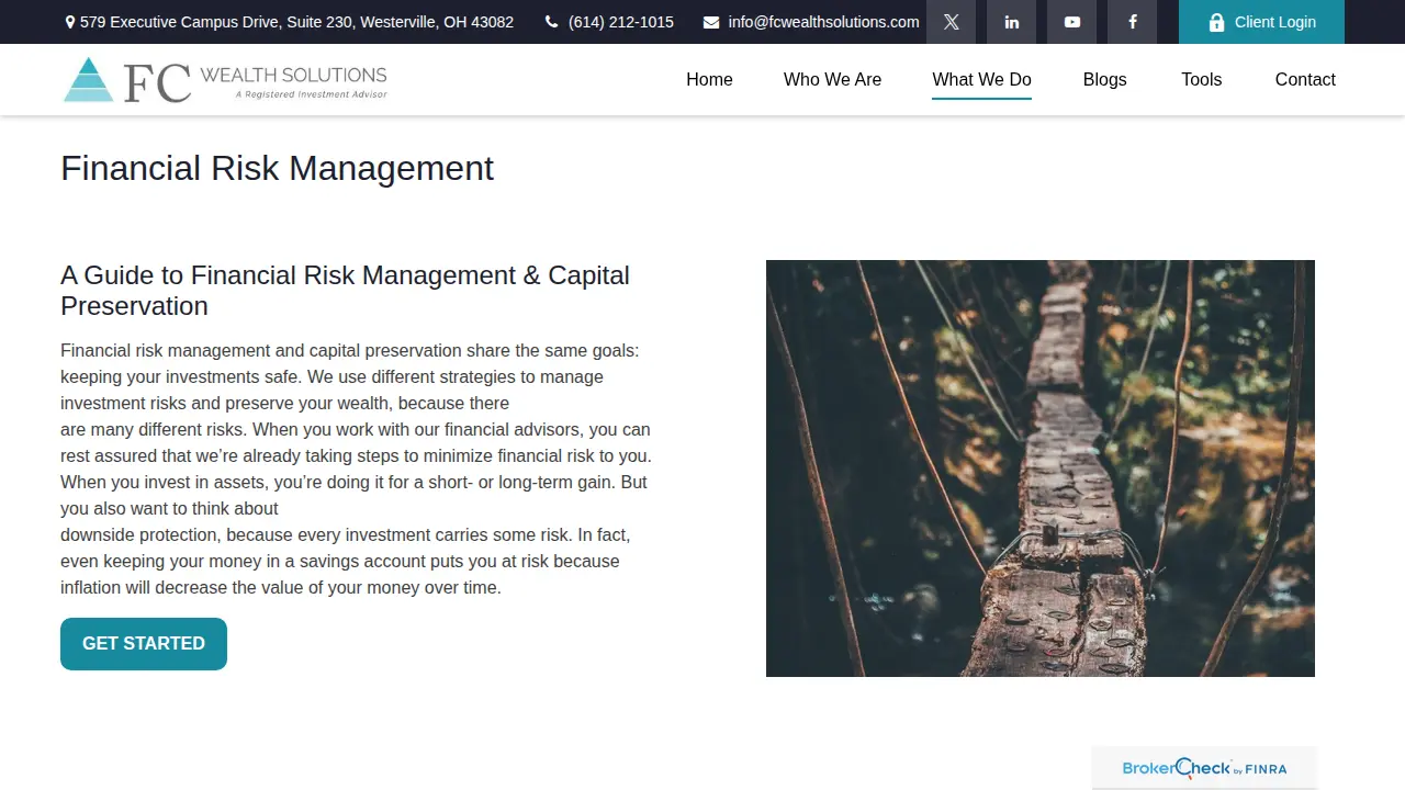 FC Wealth Solutions page