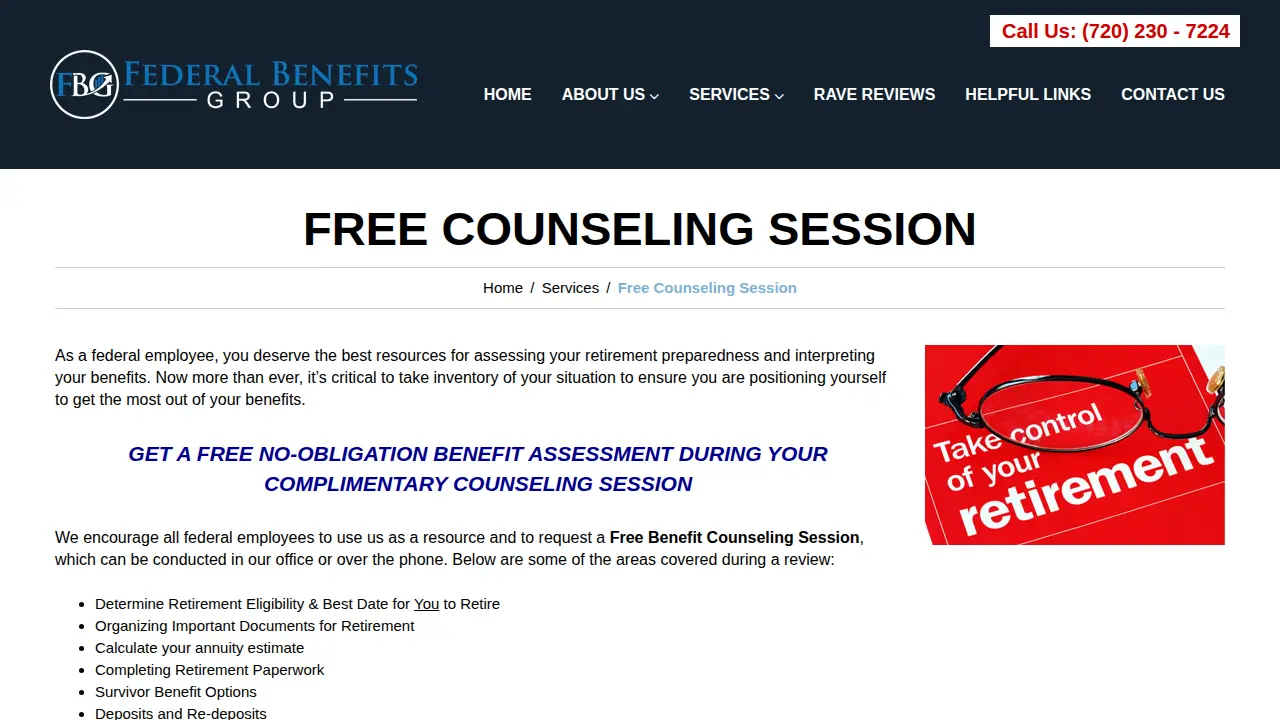 Federal Benefits Group page