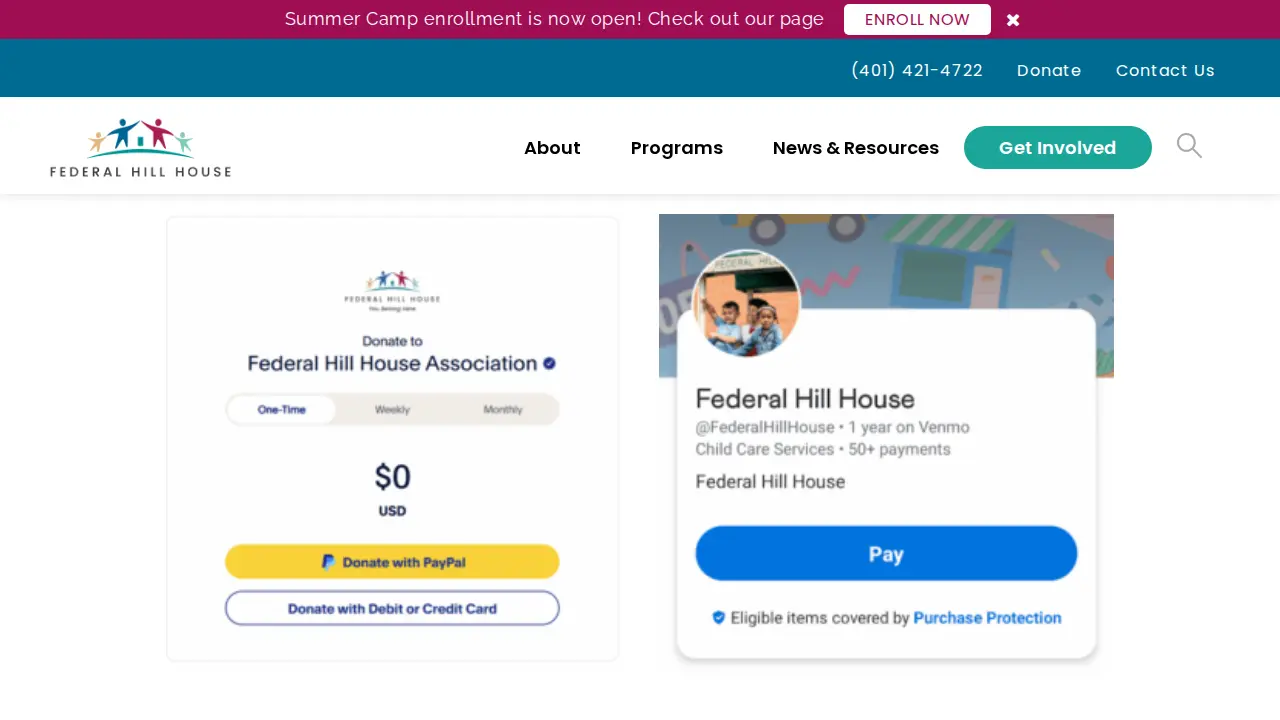 Federal Hill House page