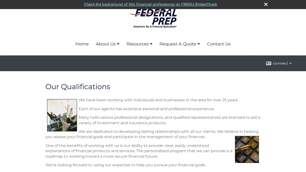 Federal Prep, Inc. page