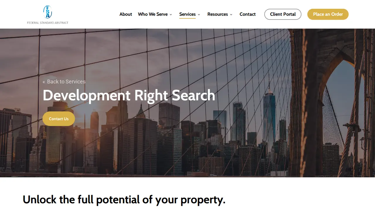 Federal Standard Abstract Inc page