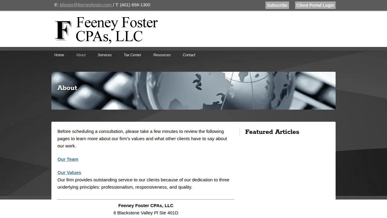 Feeney, Foster & Cavanagh, CPAs LLC page