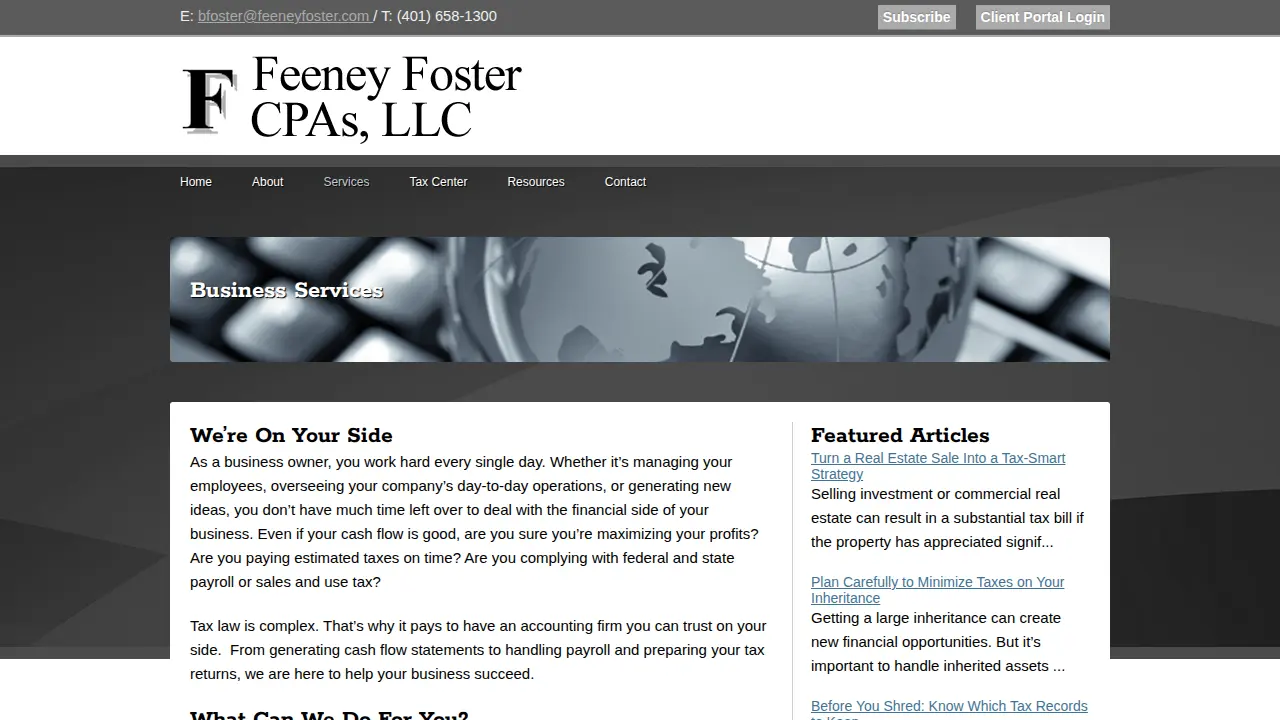 Feeney, Foster & Cavanagh, CPAs LLC page