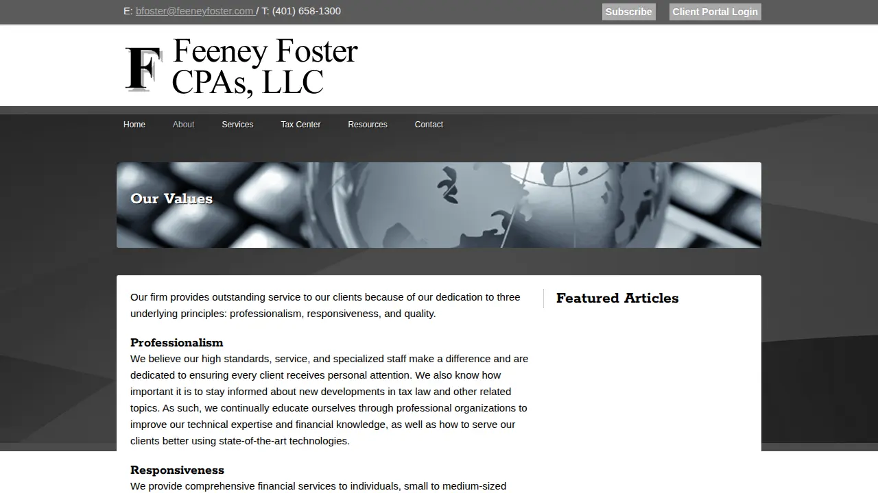 Feeney, Foster & Cavanagh, CPAs LLC page