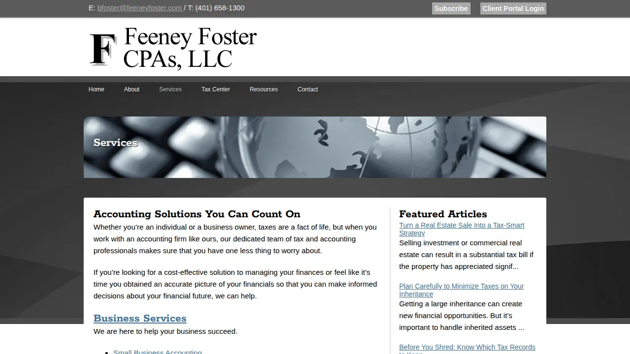 Feeney, Foster & Cavanagh, CPAs LLC page