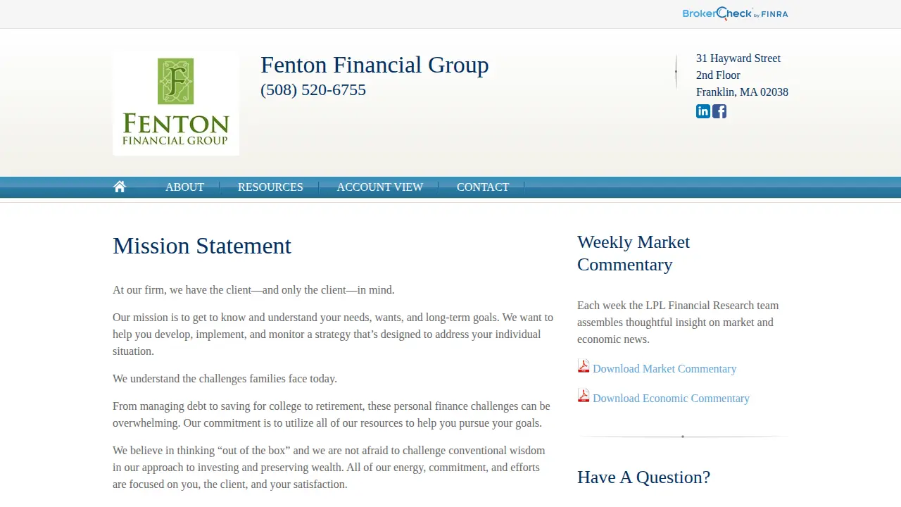 Fenton John page
