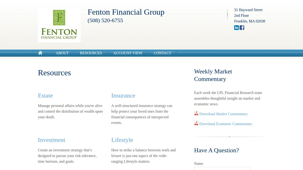 Fenton John page