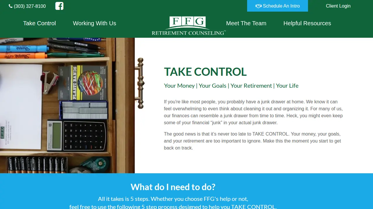 FFG Retirement Counseling page