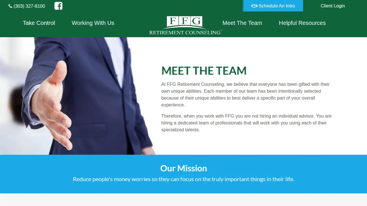 FFG Retirement Counseling page