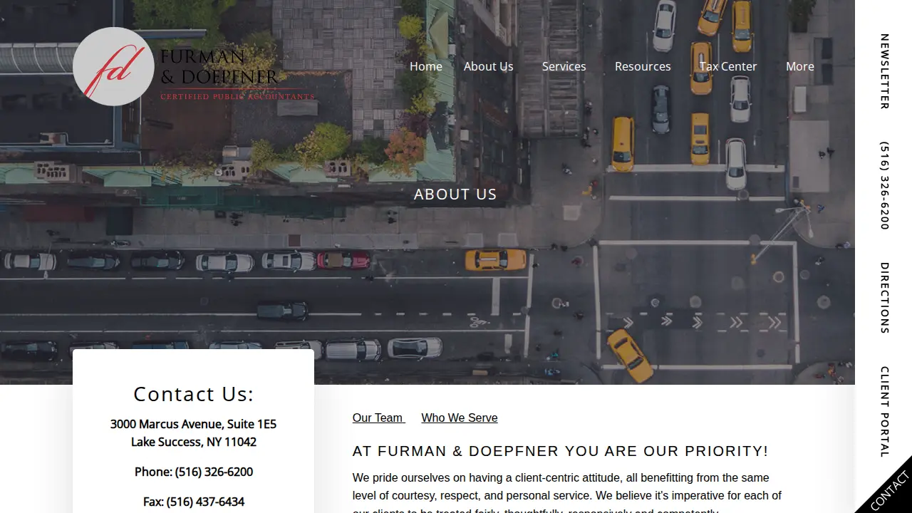 Furman & Doepfner, CPAs page